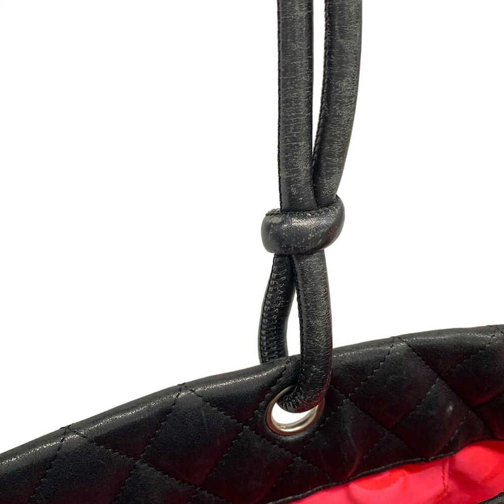 Chanel Cambon Line Large Tote Tote Bag Black White - Picture 10 of 15